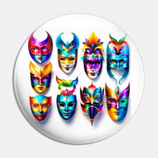 Carnival masks for those who love to disguise themselves and have fun Pin