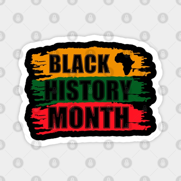 Black History Month Magnet by For the culture tees