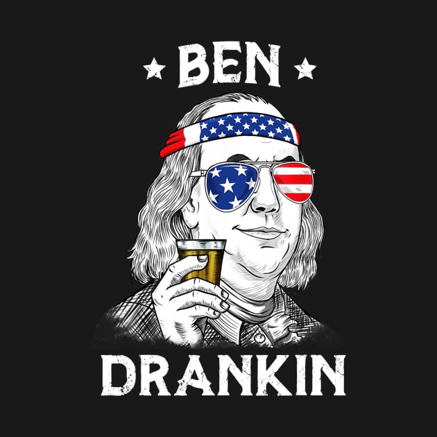 4th Of July Ben Drankin Benjamin Franklin by Haley Tokey