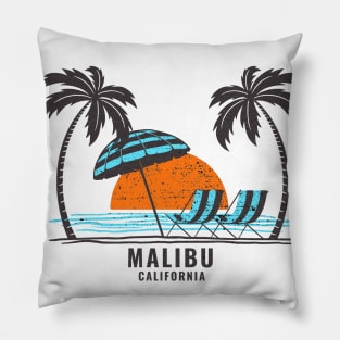 Malibu California Pillow