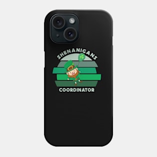 Shenanigans Coordinator Funny Teacher St Patrick's Day Gift Classic Phone Case