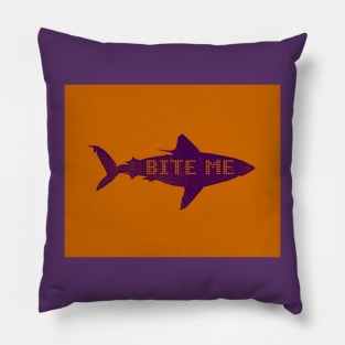 Bite Me Pillow