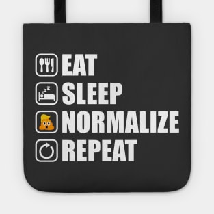 Eat Sleep Normalize Repeat (Trump Nightmare) Tote