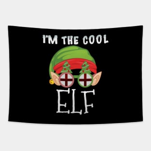 Christmas  I'm The Cool English Elf - Gift for English From England Tapestry