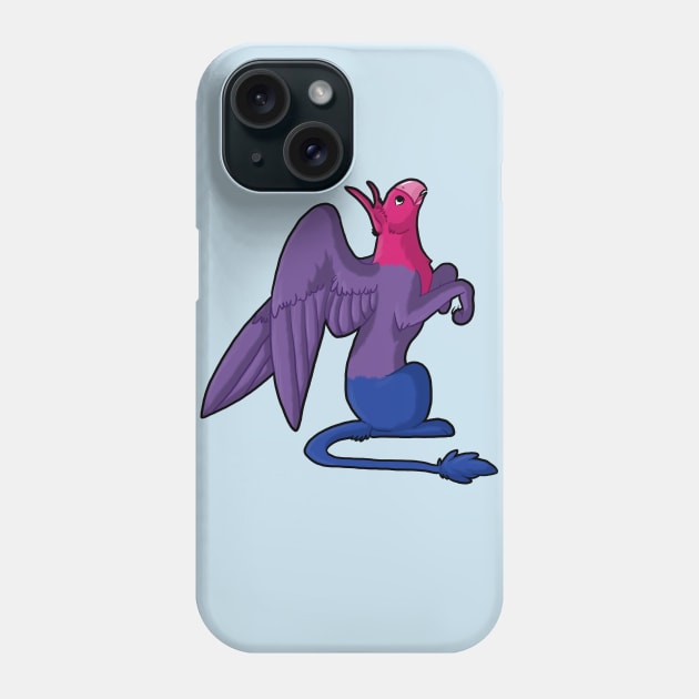 Bisexual Pride Gryphon Phone Case by Khalico