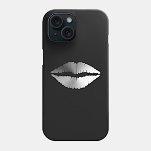 Lips Angle Gradient (Black) NOIR Phone Case