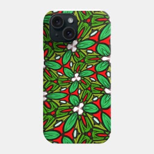 Colorful Glass Flower Pattern Phone Case