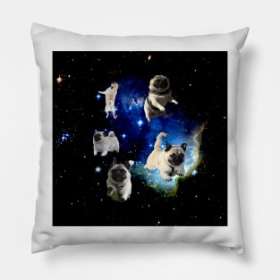 Space Pugs Pillow