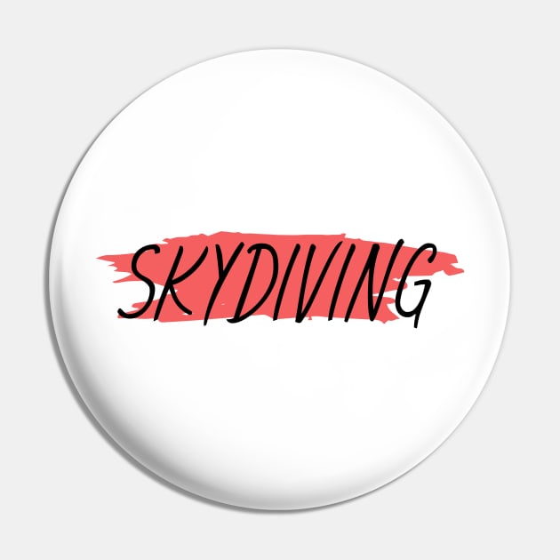 Skydiving Pin by maxcode