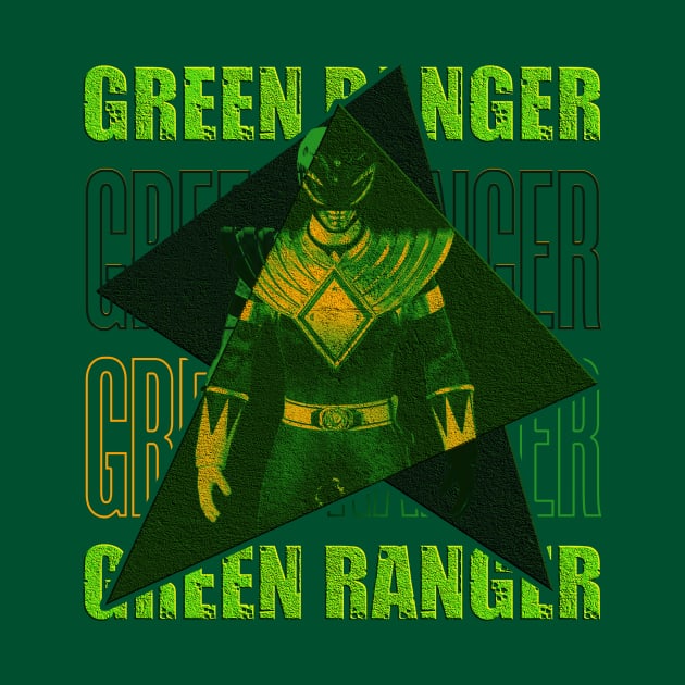 green ranger vintage retro style by nowsadmahi