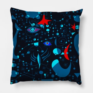 Joan Mirò Pattern #3 Pillow