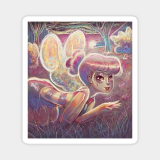 Sunset Fairy Magnet