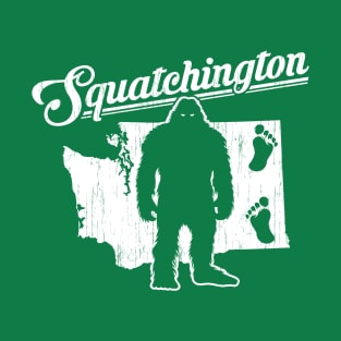 Squatchington (white print) T-Shirt