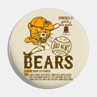 Defunct Bad News Bears Movie Baseball Team Pin