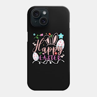 Happy Easter Bunny Rabbit Face Funny Easter Day Phone Case