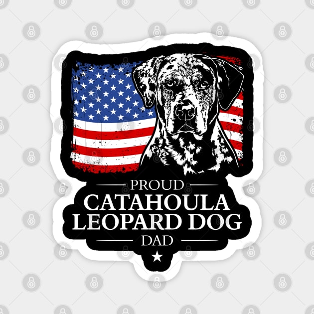 Proud Catahoula Leopard Dog Dad Magnet by wilsigns