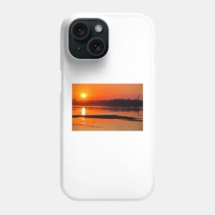 Egypt. Sunset on Nile river. Phone Case