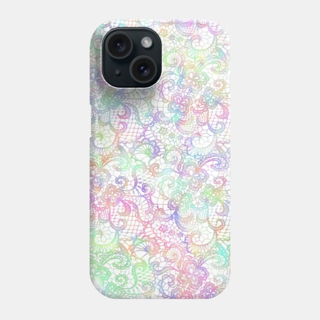 Pastel Lace Phone Case by ValinaMoonCreations