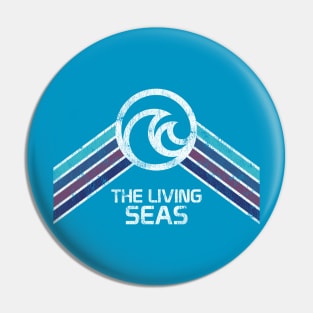 The Living Seas Epcot Center Vintage Retro Style Retrocot Pin