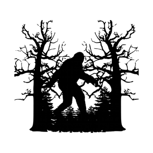 Funny Bigfoot and Sasquatch T Shirts T-Shirt