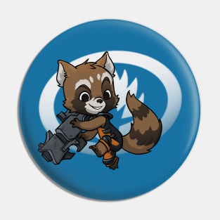 Super Cute Raccoon Pin