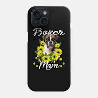 Womens Dog Mom Mother's Day Boxer Mom Phone Case