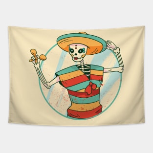 Mexican Skeleton Tapestry