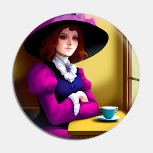 Tea Witch Pin