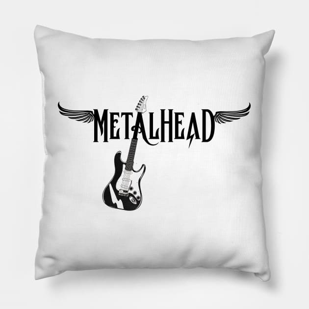 metalhead Pillow by mystudiocreate