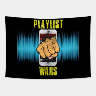Playlist Wars Main Logo Tapestry