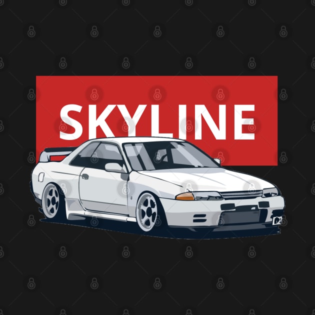 nissan skyline r32 by artoriaa