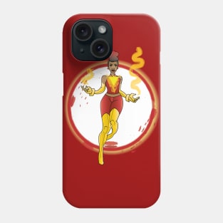 Dark Afro Phoenix Phone Case