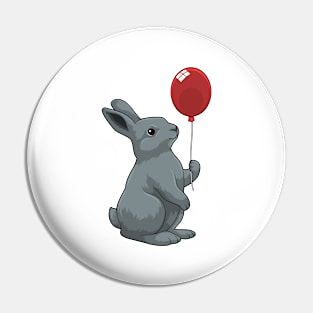 Rabbit with Balloon Pin