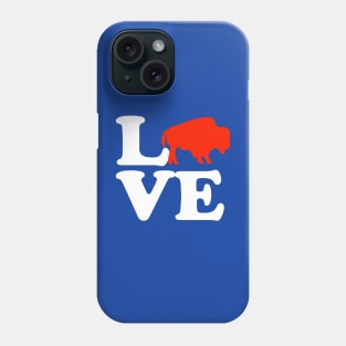 Wild American Bison Buffalo Valentines Day Love Phone Case