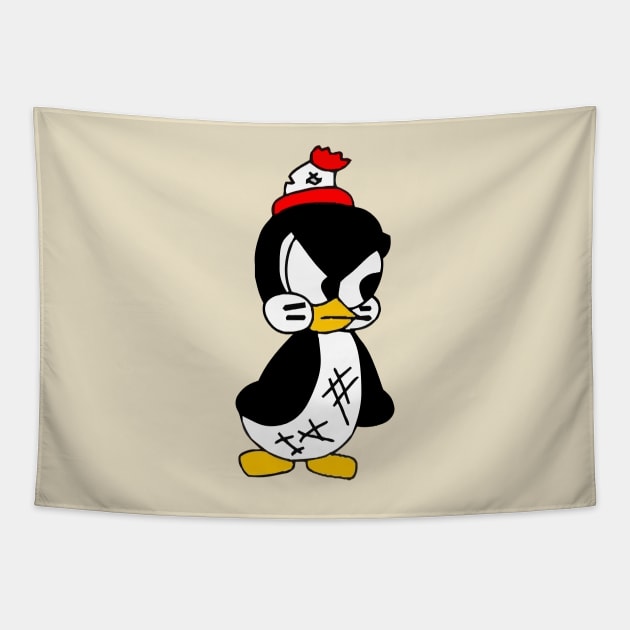 Chilly Willy Tapestry by kareemik