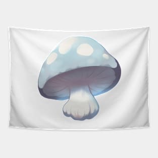 Cute Robin Blue Mushroom Tapestry