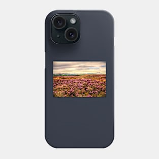 Pink Heather On The Yorkshire Moors Phone Case