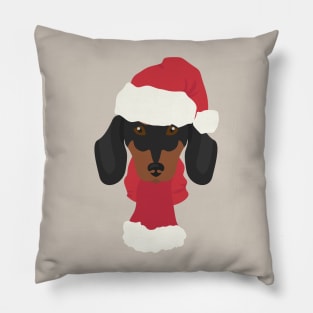 Dachshund Christmas Dog Pillow