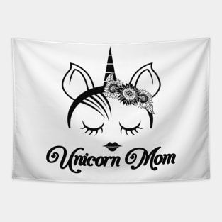 Gift For Mothers - Cool Unicorn Mom Tapestry