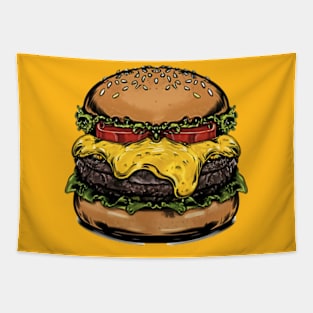 Cheeseburger Tapestry