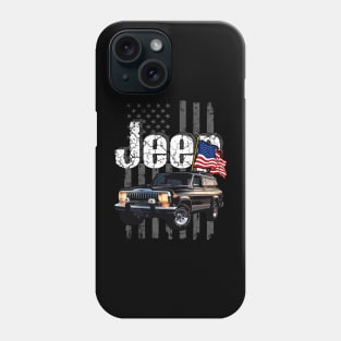 SJ-series Jeep Cherokee Jeepcar JEEP Flag Phone Case