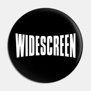 Widescreen logo (white) Pin