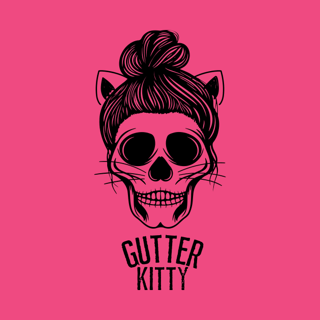 Gutter Kitty skull by Sex, Lies and Parenthood