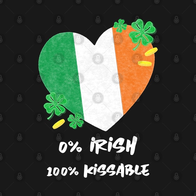 0% Irish 100% Kissable by BeerShirtly01