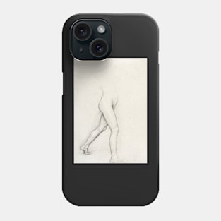 Incomplete illustration of a dancer Phone Case