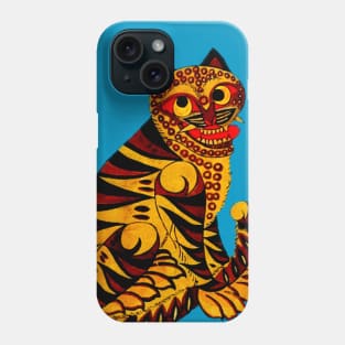 Korean Folk Art Happy Tiger Phone Case