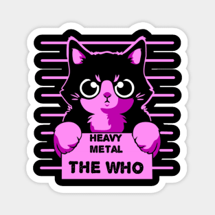 The who cats Magnet
