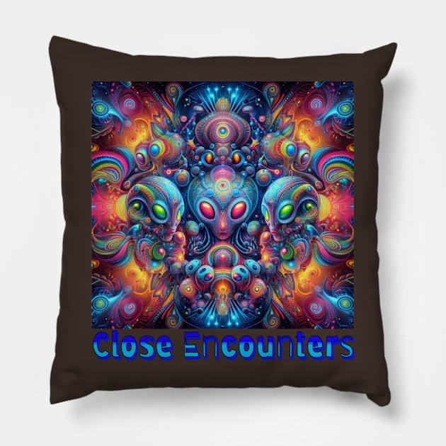 Close encounters Pillow by Out of the world