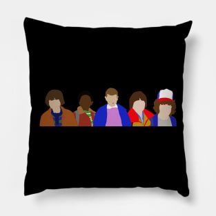 STRANGER THINGS SQUAD (Minimalist Print) Pillow