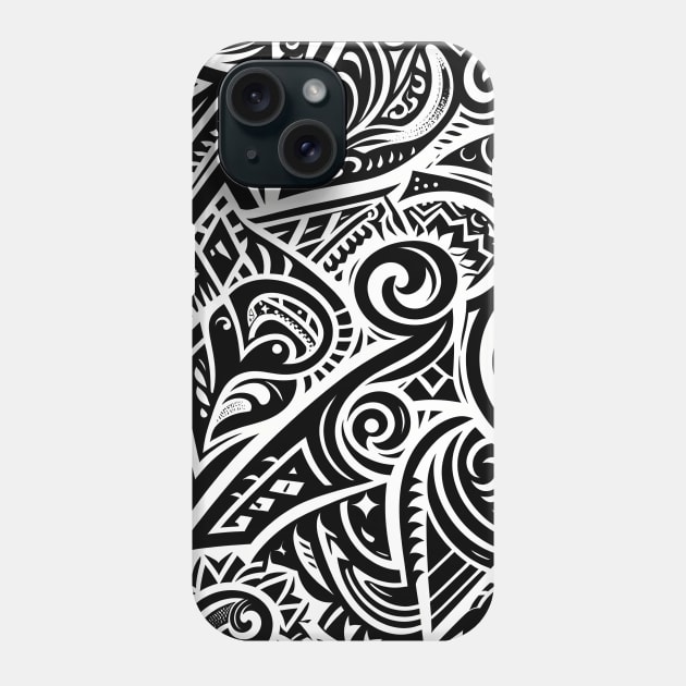 Discover Aotearoa's Cultural Tapestry: Authentic Maori Art in Vibrant Illustrations Phone Case by insaneLEDP